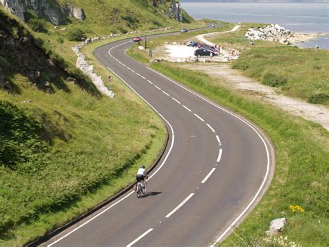 Antrim Coast Road approaching Glenarm © Robert Ashby :: Geograph Ireland