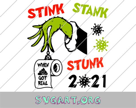 Stink Stank Stunk Grinch SVG - Free Stink Stank Stunk Grinch SVG ...