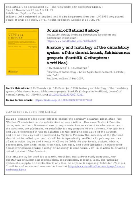 (PDF) Anatomy and histology of the circulatory system of the desert ...