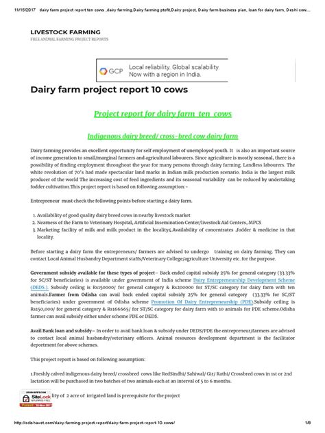 Dairy Farm Project Report Ten Cows ,Dairy Farming,Dairy Farming Ptofit ...