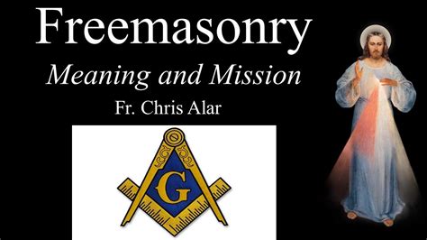 Freemasonry: Meaning and Mission - Explaining the Faith - YouTube