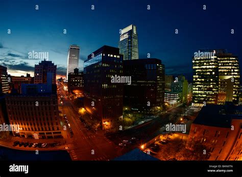 Omaha Nebraska skyline Stock Photo - Alamy