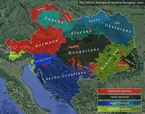 Ethnic Groups of Austria Hungary in 1910. [ 877 x 1112 ] : MapPorn