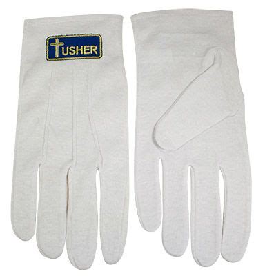 White Usher Gloves, Jr. Usher Gloves & Guantes Ujier