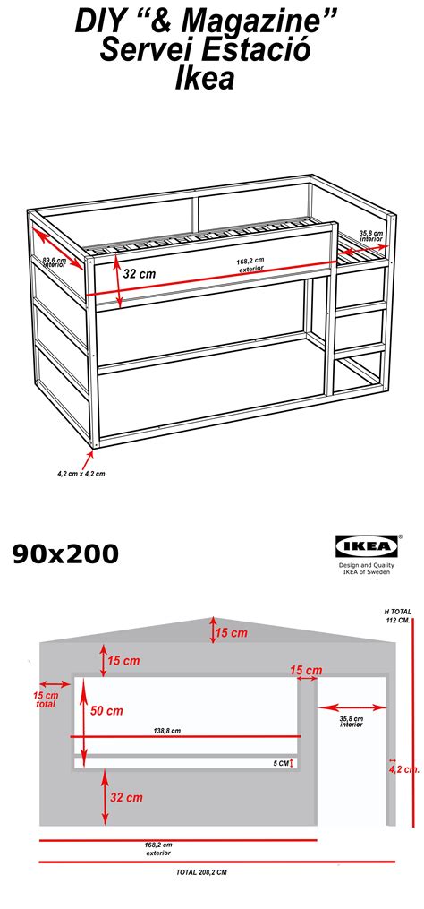 DIY: Wood house with Kura beds - IKEA Hackers | Kura bed, Ikea bed, Ikea kura bed