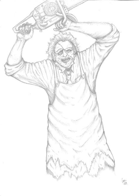 Leatherface Coloring Pages