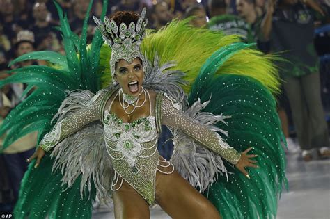 Thousands of dancers take to Rio de Janeiro's famous Sambadrome for the annual Carnival parades ...