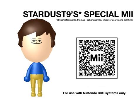 My Special Mii QR Code by opbananaman on DeviantArt