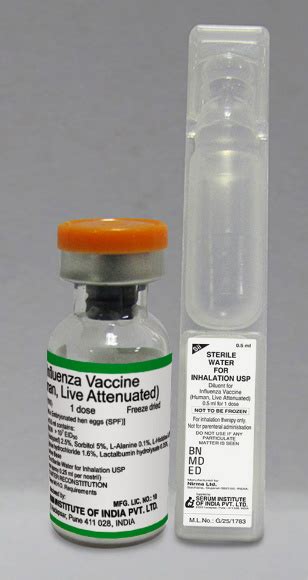 NASOVAC Influenza Vaccine, Live Attenuated (Human) Freeze-Dried | WHO - Prequalification of ...