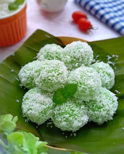 Resep Klepon Tepung Beras Yang Enak, Gurih dan Kenyal | INIRESEP.COM | Resep | Resep, Camilan ...