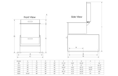 Dryer Dimensions - Desco Group