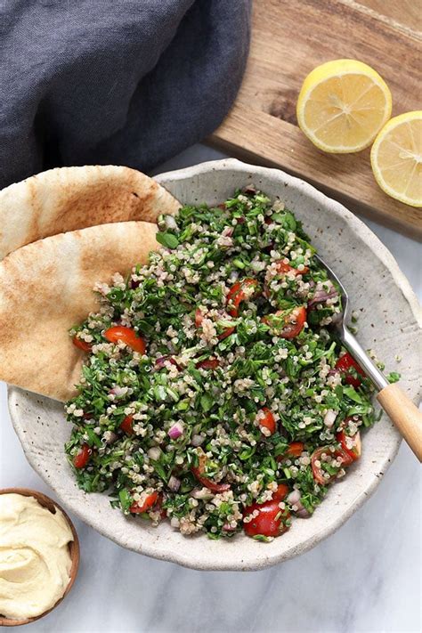 Quinoa Tabouli Recipe (vegan and gluten free!) - Fit Foodie Finds