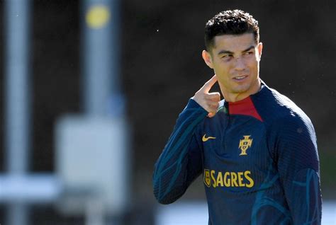 Manchester United talisman Cristiano Ronaldo trains with black eye after being left bloodied by ...