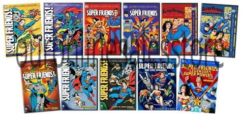 Super Friends Complete Seasons Collection DVD Set TV Series Episodes Lot Vol All - DVD, HD DVD ...