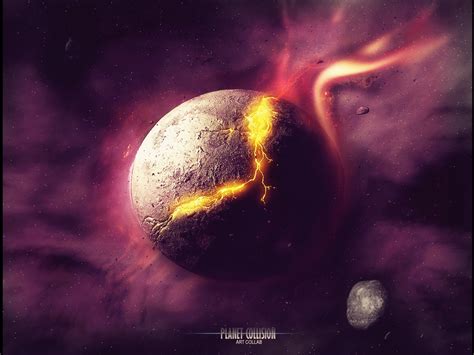 Planet collisioN by NasSdRaCk on deviantART