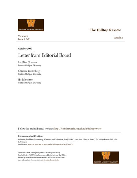 (PDF) Letter from the Editorial Board | Scott Morrison - Academia.edu