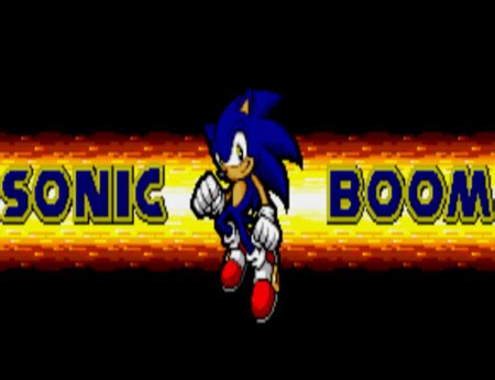 Sonic Boom Game Play Free Online