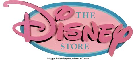 The Disney Store - Logo Sign Prop (Walt Disney, c. 1980s-90s ...