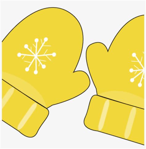 Mittens Clipart Mitten Clip Art Images History - Yellow Winter Mittens Clipart Transparent PNG ...