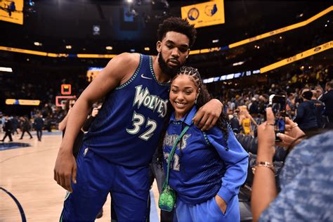 Karl-Anthony Towns' Girlfriend Jordyn Woods Helped Him Process His Mother's Death - FanBuzz