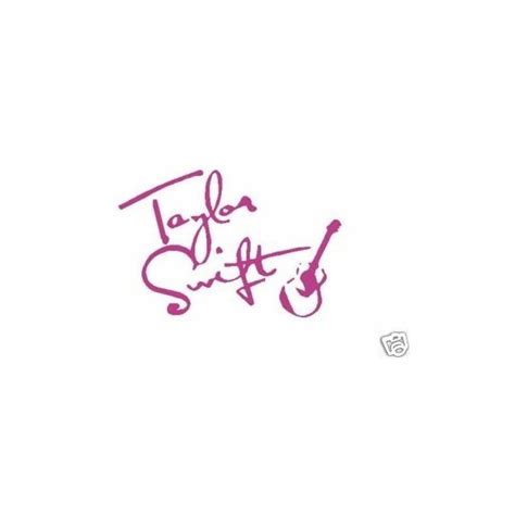 Taylor Swift Signature Car Decal Vinyl Sticker Guitar Parts - DragTimes.com found on Polyvore ...