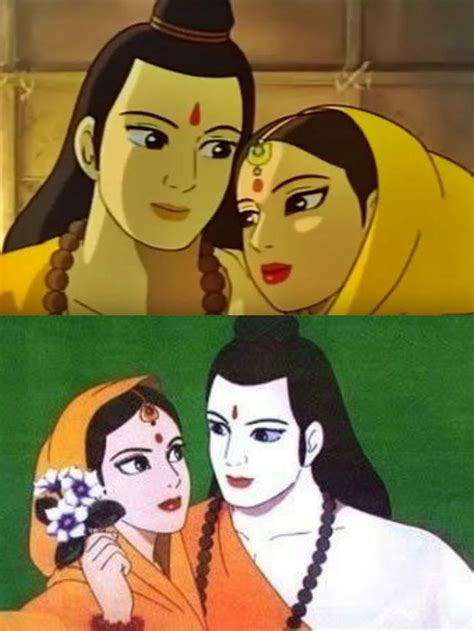 Ram Sita Love Story | Girly art illustrations, God illustrations, Cute ...