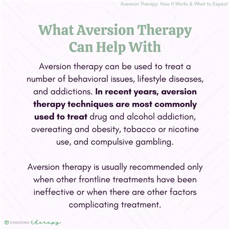 Aversion Therapy: How It Works & What to Expect