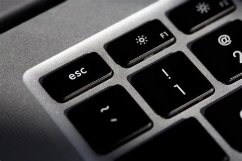 Premium Photo | Esc (escape) button of a keyboard isolated on white ...