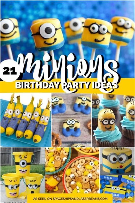 21 of the Cutest Minion Birthday Party Ideas - Spaceships and Laser Beams