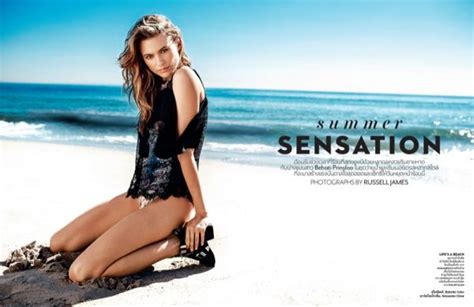 Behati Prinsloo Takes On Beach Fashion for Vogue Thailand – Fashion ...