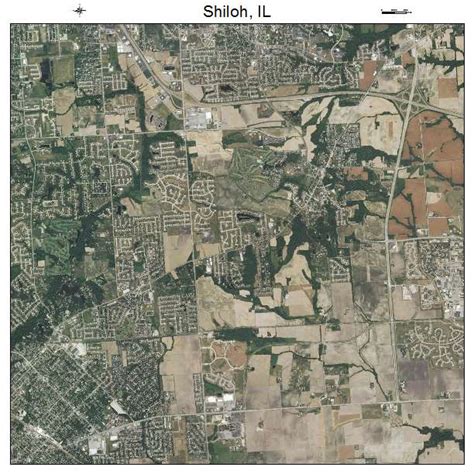 Aerial Photography Map of Shiloh, IL Illinois