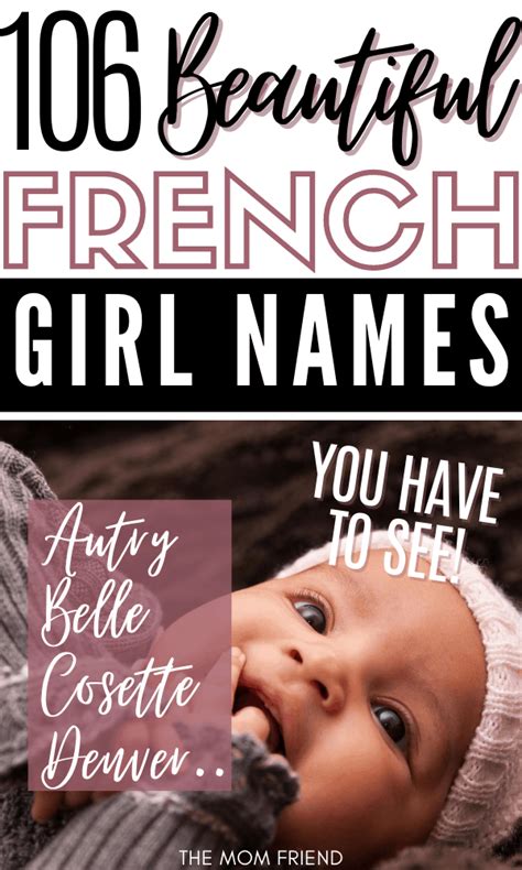 100+ Beautiful French Girl Names That are Très Chic! | The Mom Friend