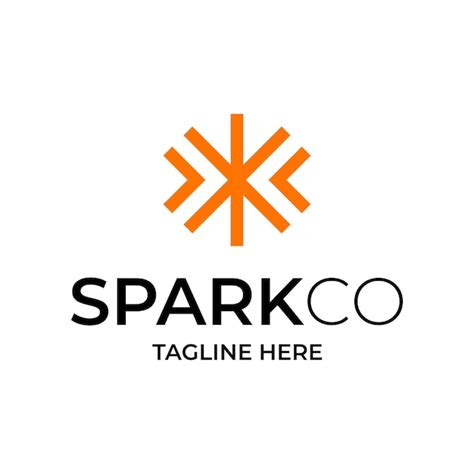 Premium Vector | Simple spark logo design concept