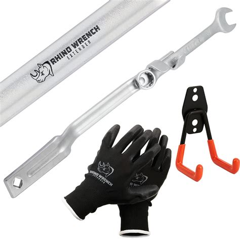 Rhino Wrench Extender Tool Bar - Extra-Long 15 Inch Wrench Extension for Maximum Leverage ...