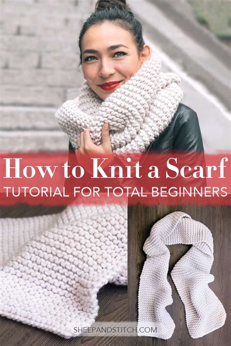 How to Knit a Scarf for Beginners - Sheep and Stitch