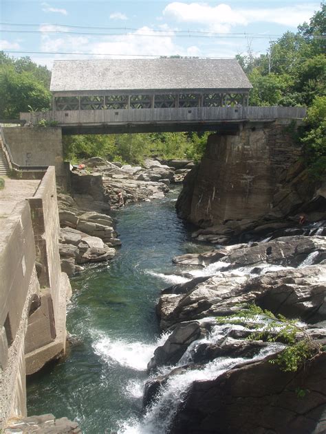 Quechee Bridge in Vermont....but sadly been destroyed by the hurricane Irene.. | Covered bridges ...