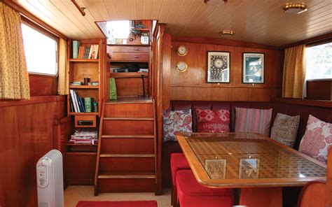 Vintage Houseboat Interior