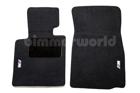 Genuine BMW Floor Mats - 2003-2008 Z4 (E85/E86) Black with M Logo