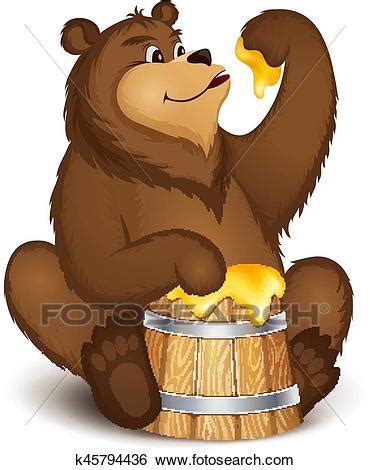 bear eating honey clipart 20 free Cliparts | Download images on ...