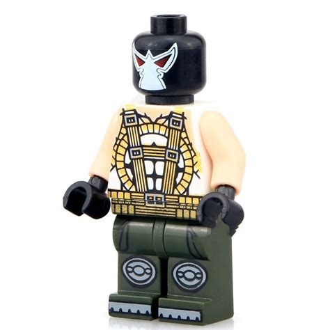 Classic Bane Batman Villain Lego Minifigure Compatible Toy