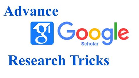 Google Scholar : Advance Search | How to Use Advance Search option in Google Scholar - YouTube