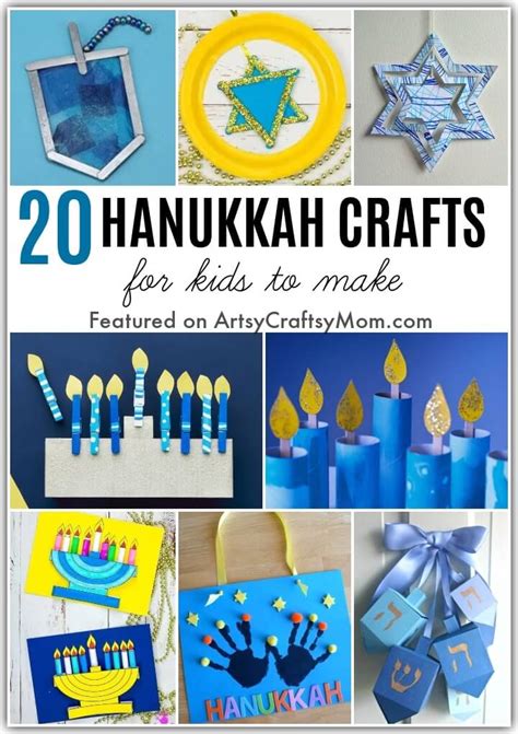 20 Heartwarming Hanukkah Crafts for Kids