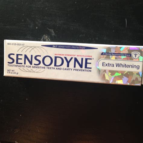 Sensodyne toothpaste sample