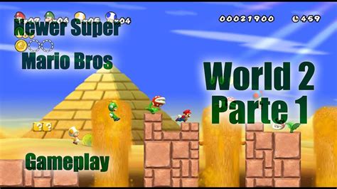 Newer Super Mario Bros - World 2 Parte 1 - Gameplay - YouTube