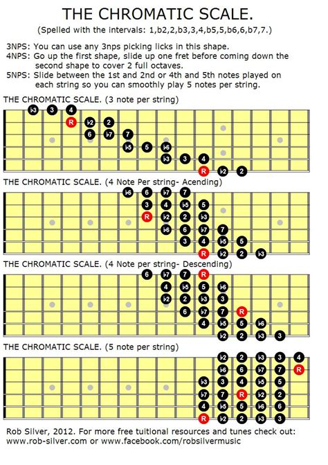 ROB SILVER: CHROMATIC SCALES FOR THE GUITAR