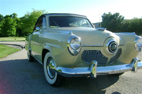 1951 Studebaker Commander Yellow Convertible 233cu/120hp | Frank's ...