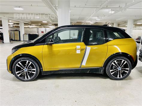 Exclusive look at the first 2021 BMW i3S in Galvanic Gold