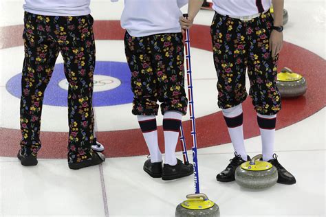 Norway's curling team brings back the crazy pants