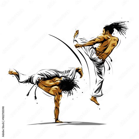 capoeira Stock Vector | Adobe Stock