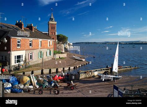 Peters Tower, Lympstone Harbour, Exe Estuary, Devon, UK Stock Photo - Alamy